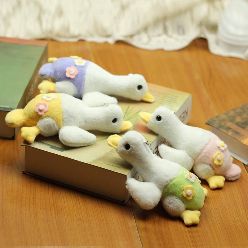 Cute Goose Plush Keychain Ultra Soft Pp Cotton Stuffed Animal Toy 15cm
