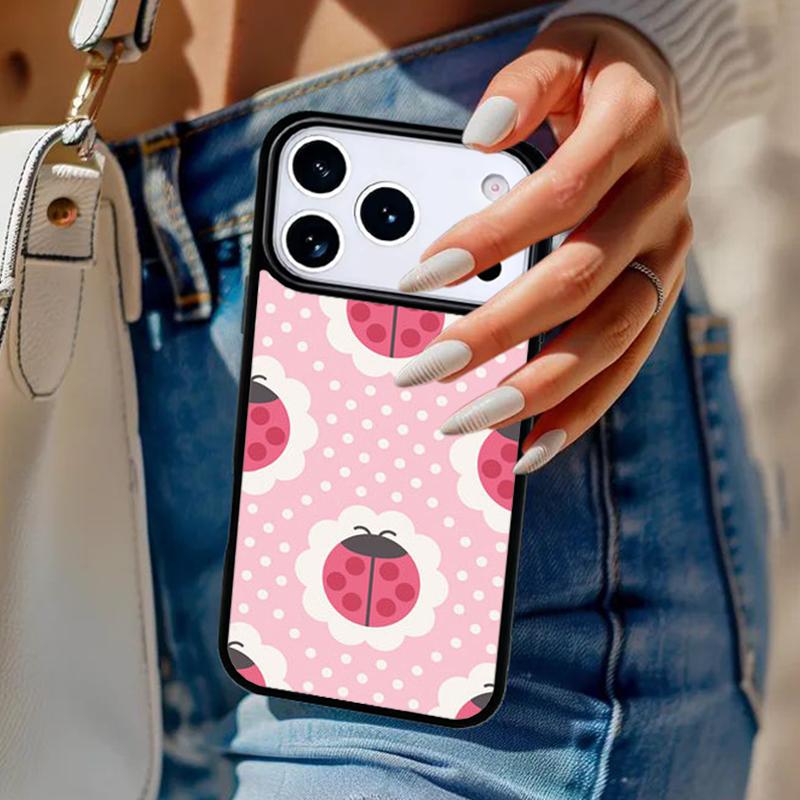 11 Colorful Ladybugs Phone Case For iPhone 17 Air 14 15 13 12 Max Cover For Apple 14 15 16 16e 11 Pro Max Plus Coque