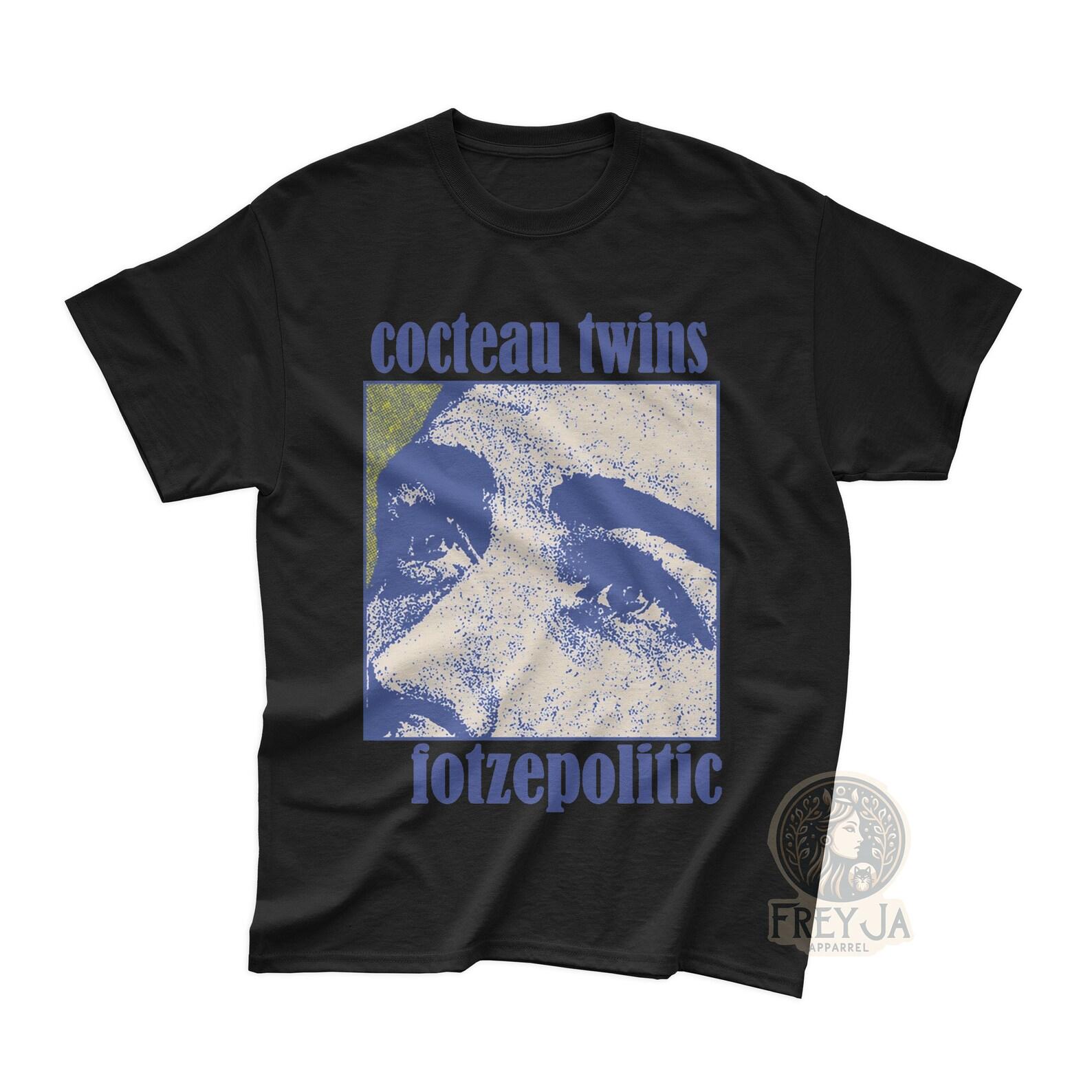 Cocteau Twins Exclusive T-Shirt - Heaven or Las Vegas Album - Fotzepolitic - Rock Music Band Merch - Indie Apparel Gift 3XL