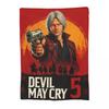 D-Devil May Cry DMC Game Gamer Blanket Soft Warm Flannel Throw Blanket Plush for Bed Living Room Picnic Travel Home Sofa