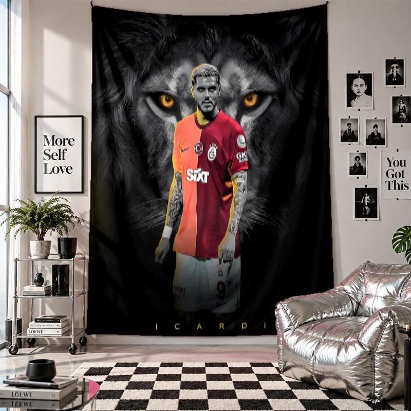 Wall TapestryMauro İcardi Art Hanging Cloth Decorative Background Cover for Room Decoration