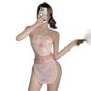 Erotic lingerie women's retro perspective belly pocket seductive sexy hanfu pajamas cosplay suit