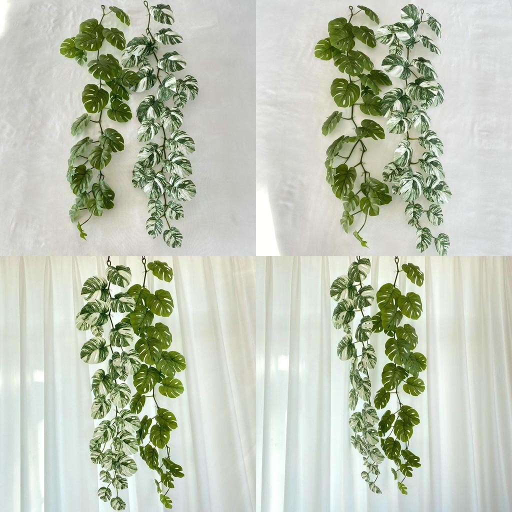 12m Faux Monstera Vine Hanging Plant For Living Room Wall Decoration
