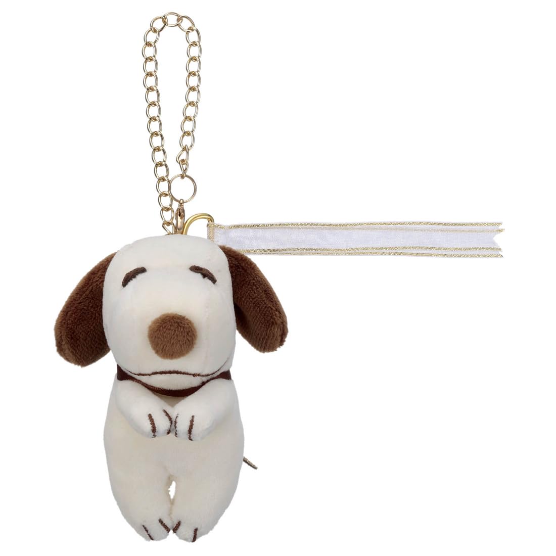 TAKARATOMY A.R.T.S. Peanuts Cacao Chokkori-san Bag Charm Snoopy (White & Milk)