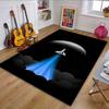 Space Shuttle Launching At Night Patterned Carpet, Non Slip Mat Suitable for Living Room and Bedroom Sofas