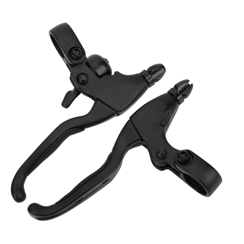 A Pair Aluminium Alloy Left Right Brake Lever Handle for Bicycle Bike Cycling Equipment AccessoryWithout Bell