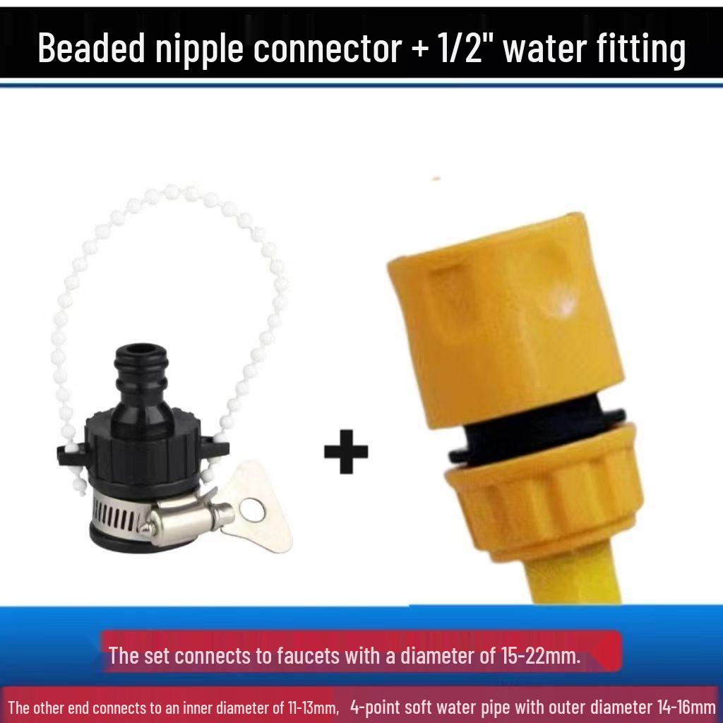 Garden Hose Cart Reel & Storage Rack Set for Household & Car Wash Use