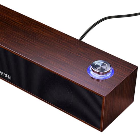 E350M Bluetooth-compatible Speaker Wireless Stereo Sound Rectangle Portable Sound Box Subwoofer for Desktop