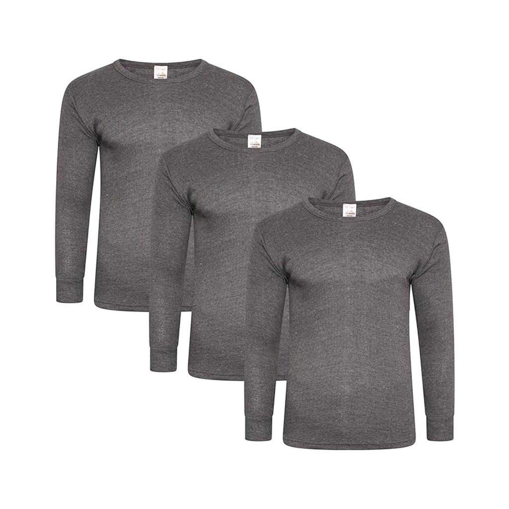 Keanu Mens Thermal Long-Sleeved T-Shirt (Pack of 3)
