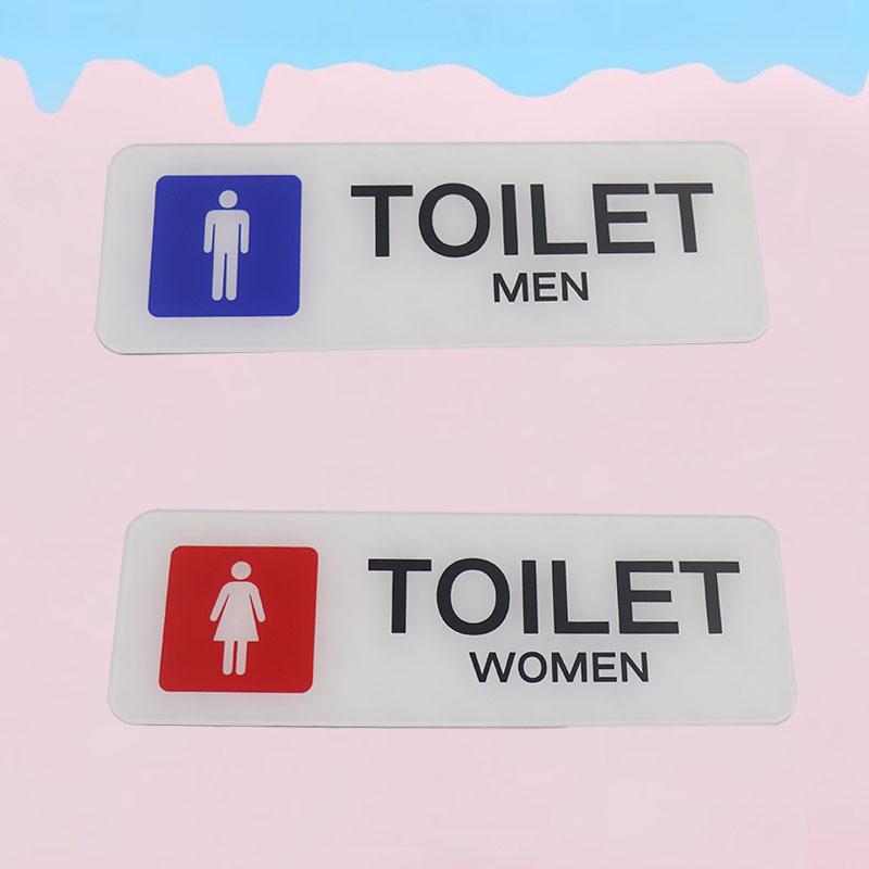Male and Female Toilet Signage Sign Restroom Label WC Door Signs Men Women Bathroom Indicator for Mall Shops Cafe Home House