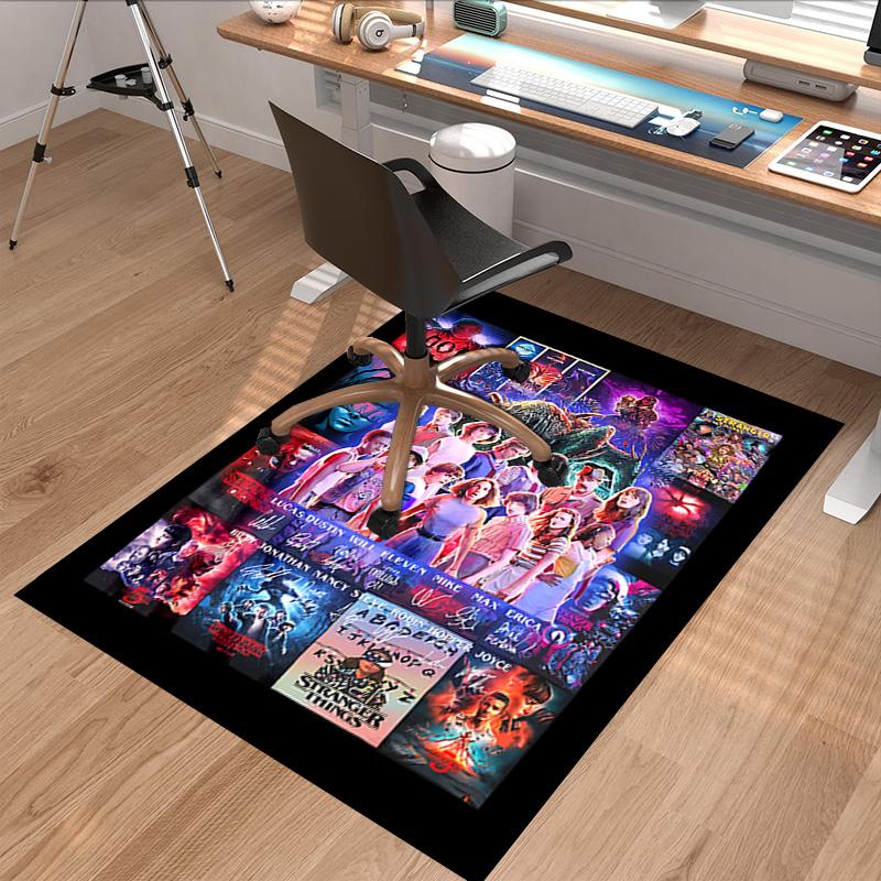 1pc Stranger Things Nightmares Carpet for Playroom Bedroom Living Room Sofa Home Decor,kids Game Area Rug Non-slip Floor Mat Y826113