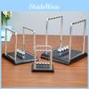 Modern Black Base Newton's Balls Physics Pendulum Elegant Desk And Study Decor