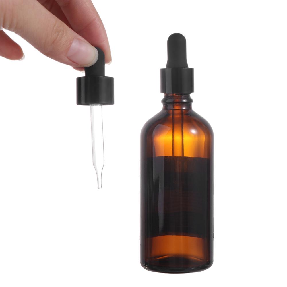 Rubber Head Dropper Pipette Aluminum Dropper Cover Essential Oil Dropper Bottles Cap Lab Dropper Dropper Lid Dropping Pipet