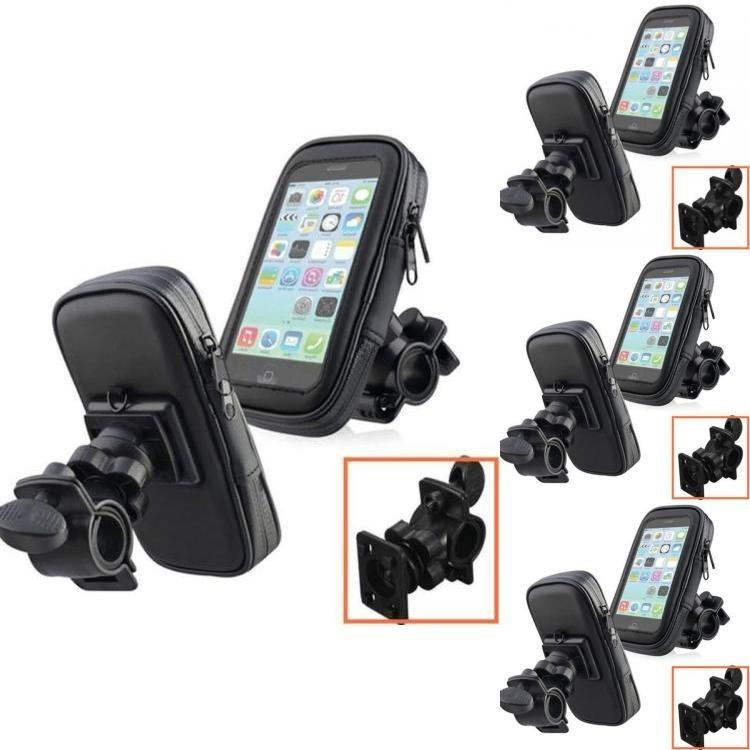 Premium Quality Bike Bicycle Motorcycle Waterproof Phone Case Bag With Handlebar Mount Holder For Ultimate Protection