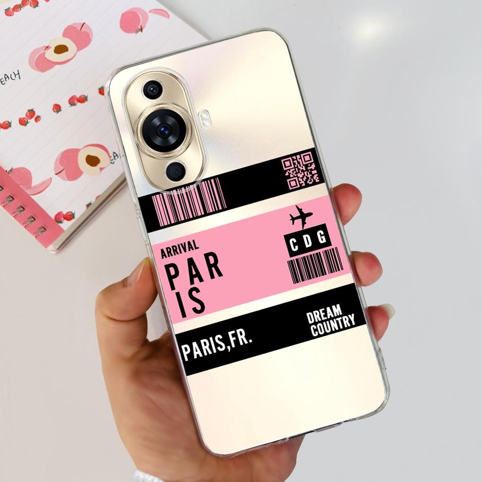 For Huawei Nova 11 Case 2023 Fashion Transparent Silicone Soft Phone Back Cover For Huawei Nova11 Ultra GOA-AL80 Nova 11Pro Capa