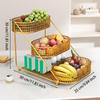 3 Tier Countertop Fruit Basket Fruits Stand Holder Vegetables Storage Rack for Kitchen