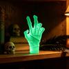 Fluorescent Ancient Tomb Decor 3D Printed Glow in The Dark Mummy Hand Ornament, Spooky Statue with Bandage, Horror Themed Display Piece Realistic