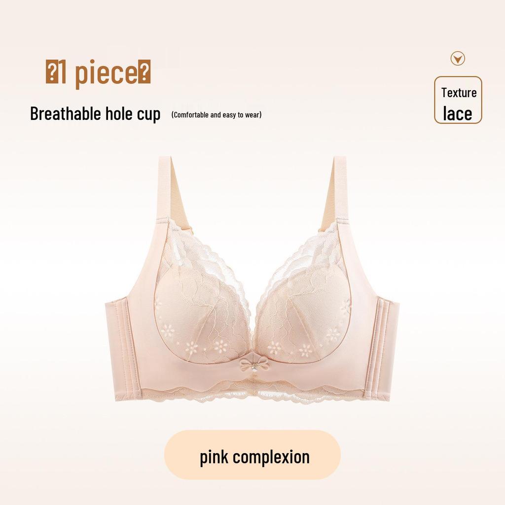 Breathable Invisible Underwire Bra for Small Busts - Anti-Sagging with Adjustable Fit