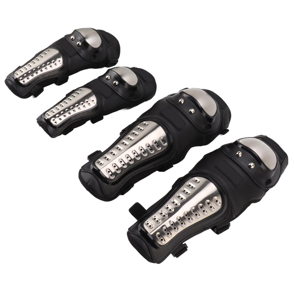 Adult Knee Elbow Pads Breathable Impact Resistant Adjustable Unisex Sport Protective Gear for Motorcycle Riding Skiing