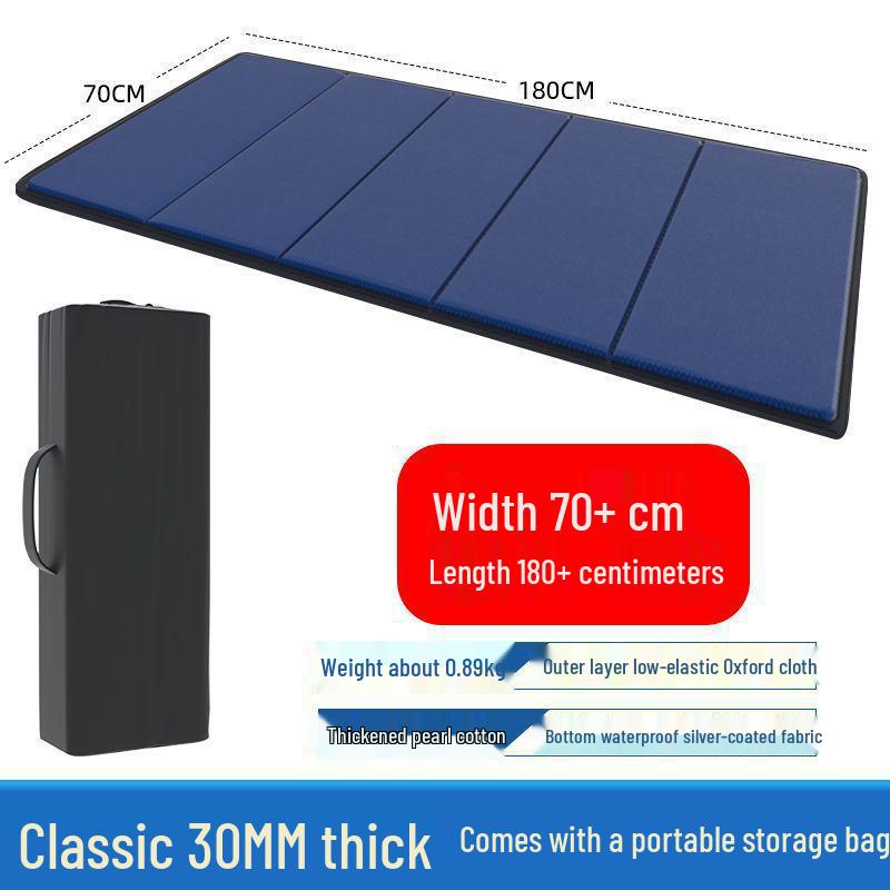 Thickened Waterproof Folding Sleeping Pad: Moisture-Proof Yoga and Nap Mat for Camping and Office Use