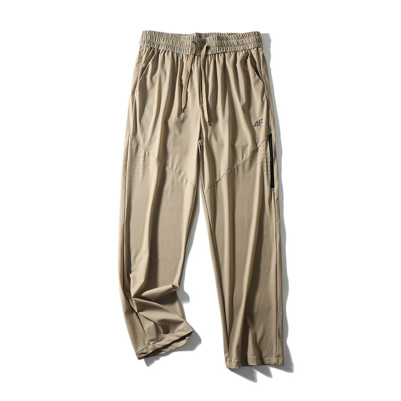 Outdoor Sports Ice Silk Cool Feeling Mesh Quick-Dry Pants Men's Summer Thin Straight Pants Foreign Trade Men's Casual Trousers