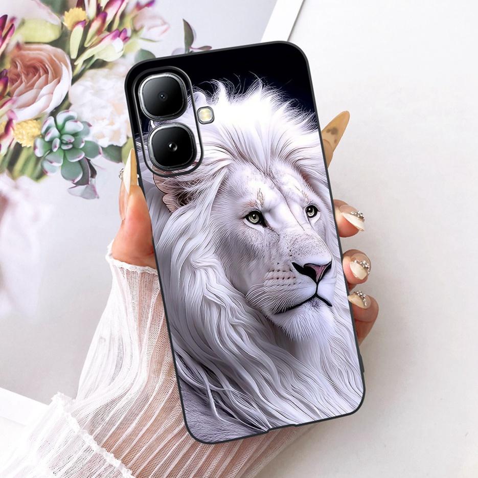 For Infinix Smart 20 Case X6840 X6840B Luxury Bow Flowers Painted Cover Soft Silicone Case For Infinix Smart 20 Smart20 4G Shell