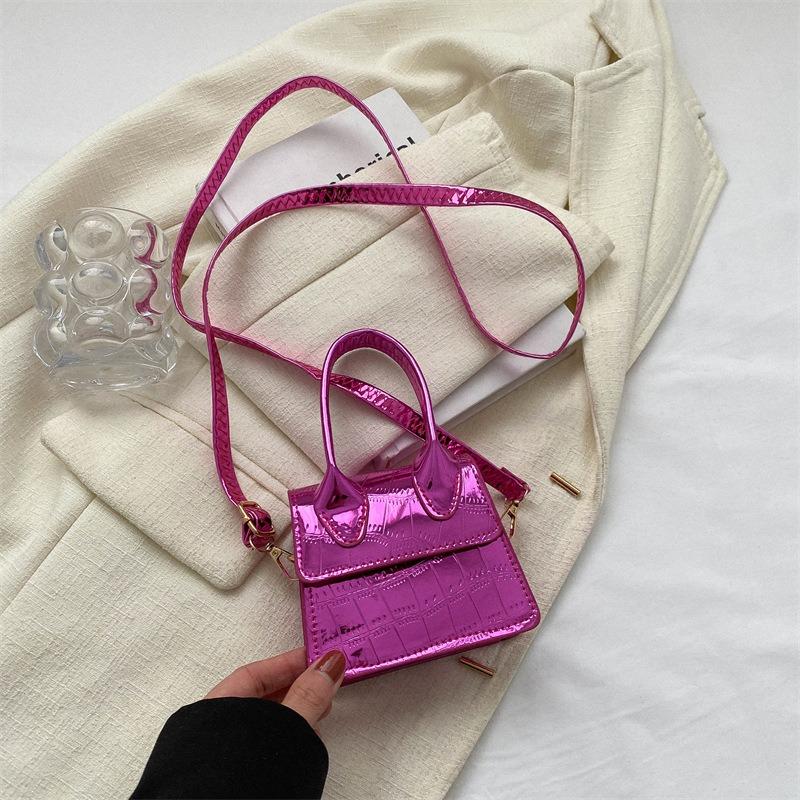 Retro Umhängetasche trendige Mode neue Crack-Tasche Damen-Handtasche lässige Handtasche