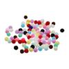 100 Pcs Candy Colors Pompom Fur Balls Chrismas Colors DIY Plush Ball DIY Pom Pom Ball  Wedding