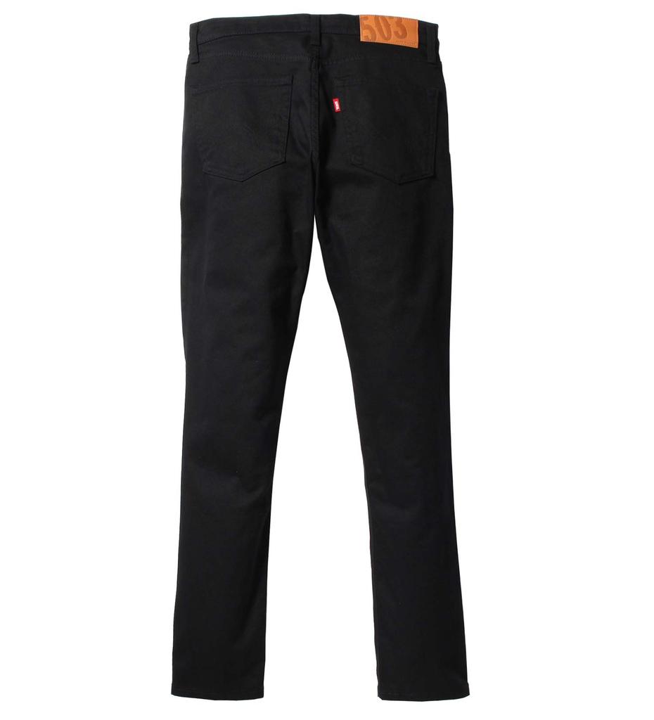 Edwin 503 Slim Tapered Stretch Made in Black 27 Jeans, Japan, E50302-75, (75 Schwarz, Zoll)