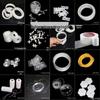 Balloon Decoration Kit: Air Pump, Ribbon, Chain, Glue Dots, Clips, Holders, Rods, Cups, Knotter Tools.