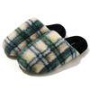 Confinement cotton slippers women's new autumn and winter thick bottom warm indoor home plush couple cotton drag men