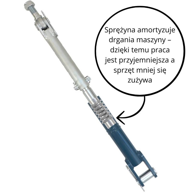 New type stabilizer with shock-absorbing spring Zetor MORGA