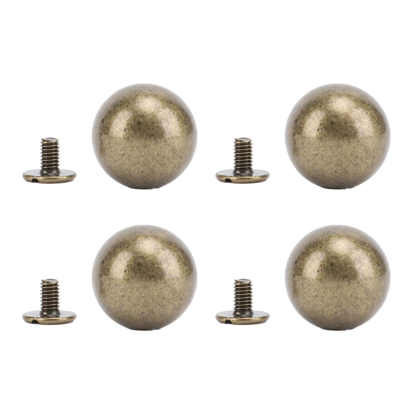 

50 комплектов заклепок-гвоздиков с жемчугом, металлические шипы для одежды, круглые бусины для кожевенного ремесла, украшения, художественное изготовление 12 мм античный бронзовый