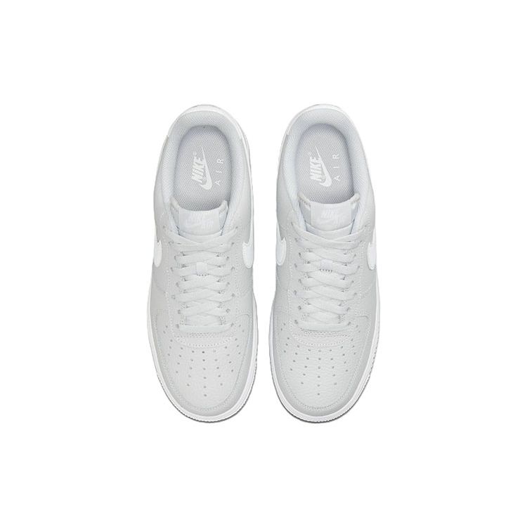 Nike Air Force 1 07 Pebbled Men Sneakers Grey Pure-Platinum White CT2302-003