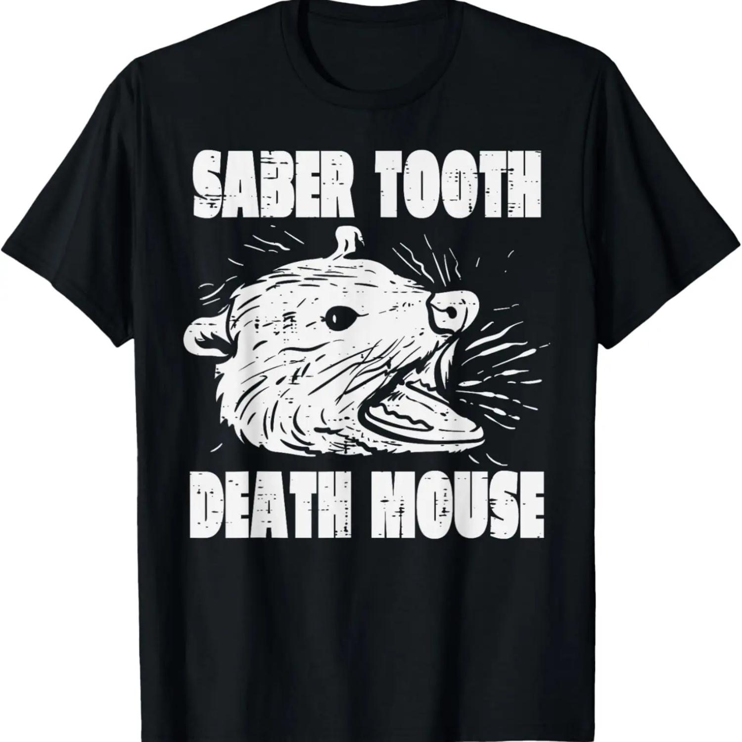 

Opossum Saber Tooth Death Mouse Possum Animal Men Women Kids T-Shirt S чёрный
