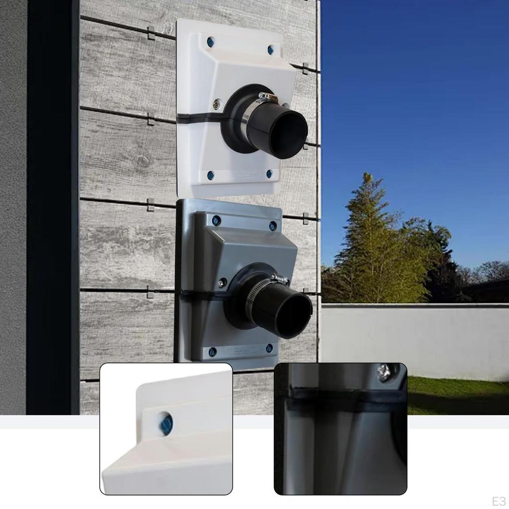 Power Inlet Twist Lock Female Locking Connector Box,Weatherproof Cover Boot Set,Power