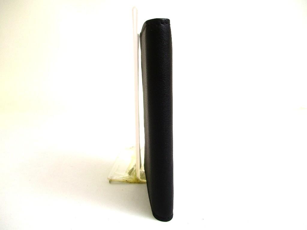 Authentic Cartier Must De Cartier Black Leather Card Holder #b096  Open Box