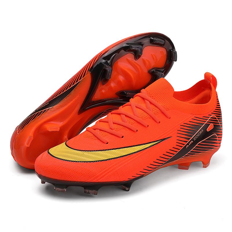2025 New FG/TF Soccer Shoes Society Men's Football Boots Grass Anti-Slip Outdoor Training Cleats Futsal Sneakers Children Sports
