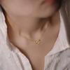 Huitan Novel Chic Heart Pendant Necklace Temperament Trendy Neck Accessories for Women Charming Gorgeous Wedding Party