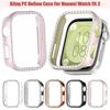 New PC Diamond Protective Case Shell Smart Watch Diamond Bumper Accessories Anti-Scratch Screen Protector for Huawei Watch Fit 3