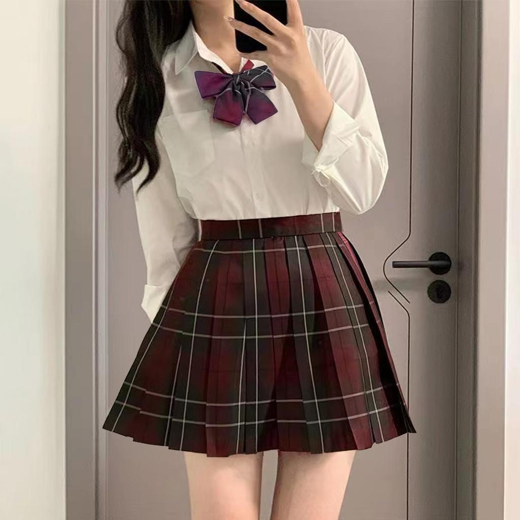 QOOLY JK Uniform Plus High School Girl School Size M 5-Piece Set, Size, Uniform, Spring, Autumn, Winter, Costume, Cosplay, Black,