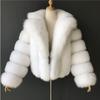 Coat Imitation Fox Hair Women's Clothing Autumn and Winter Imitation Coat Suit Collar
