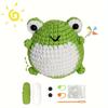 Tierfamilie Häkelset für AnfängerHäkel-Starter-Sets, DIY-Häkelset für Anfänger, Häkel-Strickset Schritt für Schritt