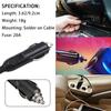 1PC 12V 24V Auto 20A Male Car Cigarette Lighter LED Socket Plug Connector Adapter For Car/Van Vehicle Motor Car Accessories