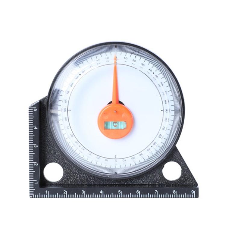 Magnetic Slope Level Meter for Roof Pitch Stair Slope Drainage Angles with Horizontal and Vertical Bubble Portable чёрный