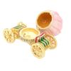 Home Decoration Enamel Diamond Inlaid Pumpkin Carriage Jewelry Box Fairy Tales Prop Decorations