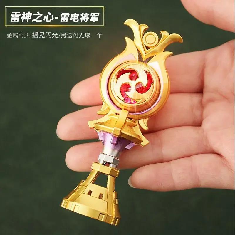 Genshin Impact Peripheral Car Decorations Small Ornaments Zhongli Rock God Luminous God Heart Fengshen Metal Gift