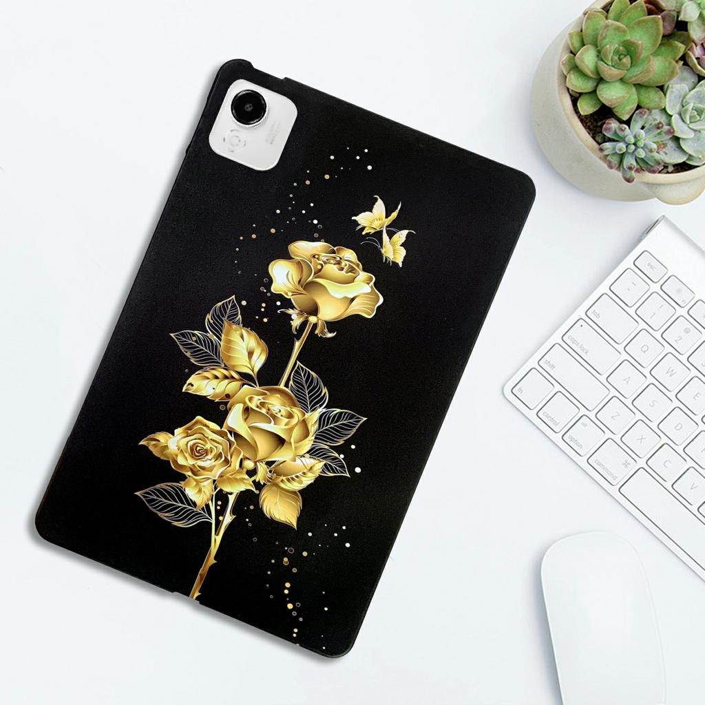 For Honor Pad X9a TPU Case Pattern Printing Slim Tablet Protective Cover