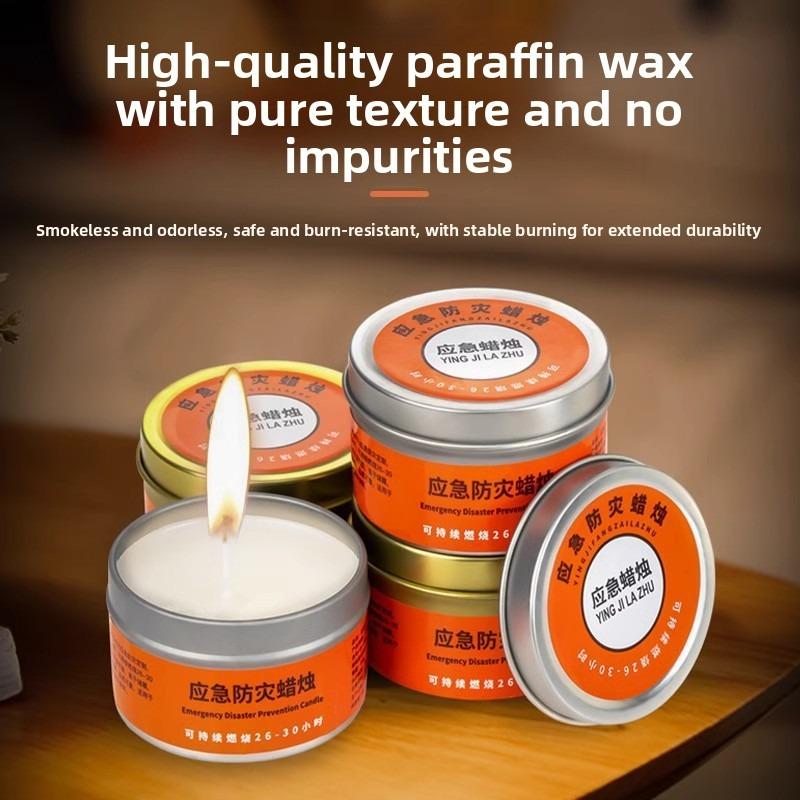 Emergency Disaster Prevention Candle, Household Power Outage Emergency Eco-friendly, Colorless, Odorless, Windproof Candle