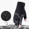 Winter-Angelhandschuhe für Herren und Damen, zum Radfahren, warme, rutschfeste Handschuhe zum Angeln, Sport, Touchscreen, zwei Finger, Schnitt, Outdoor-Angeln